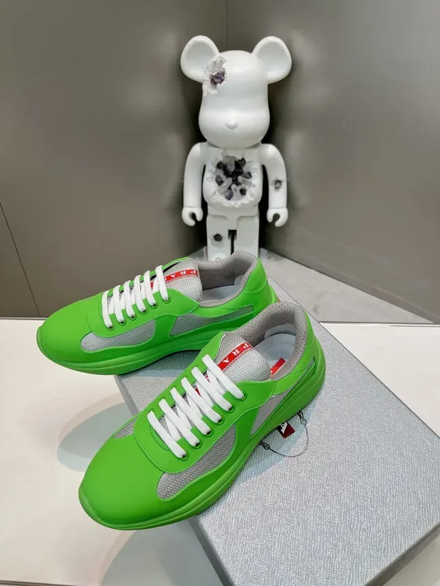 Prada Cloudbust Lime Green Lifestyle Sneakers 3