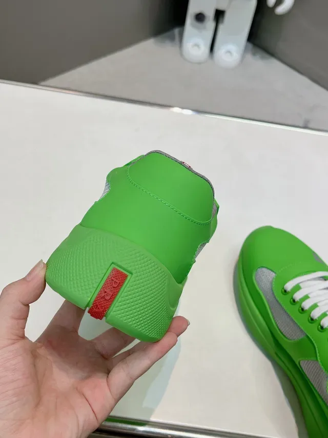 Prada Cloudbust Lime Green Lifestyle Sneakers 7
