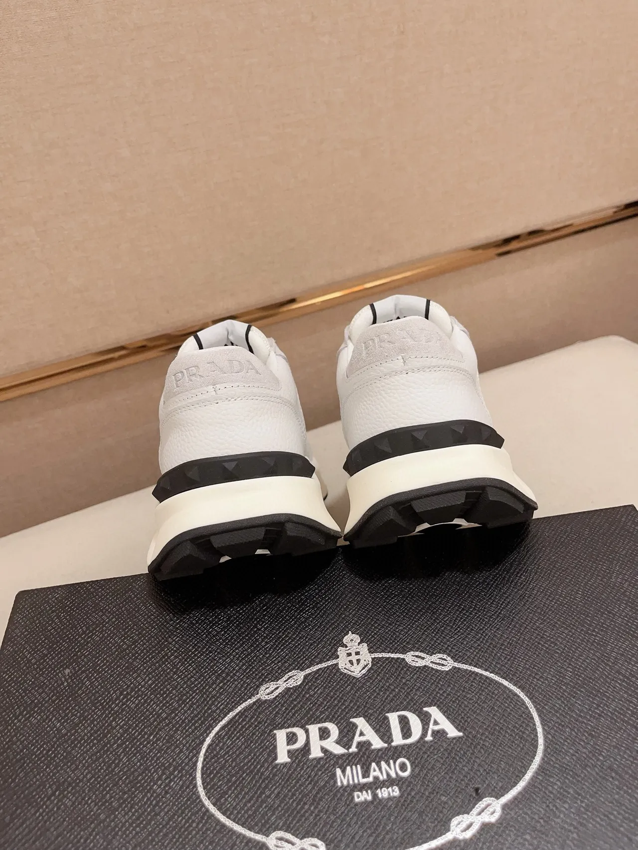 Prada Cloudbust White and Black Lifestyle Sneakers 8