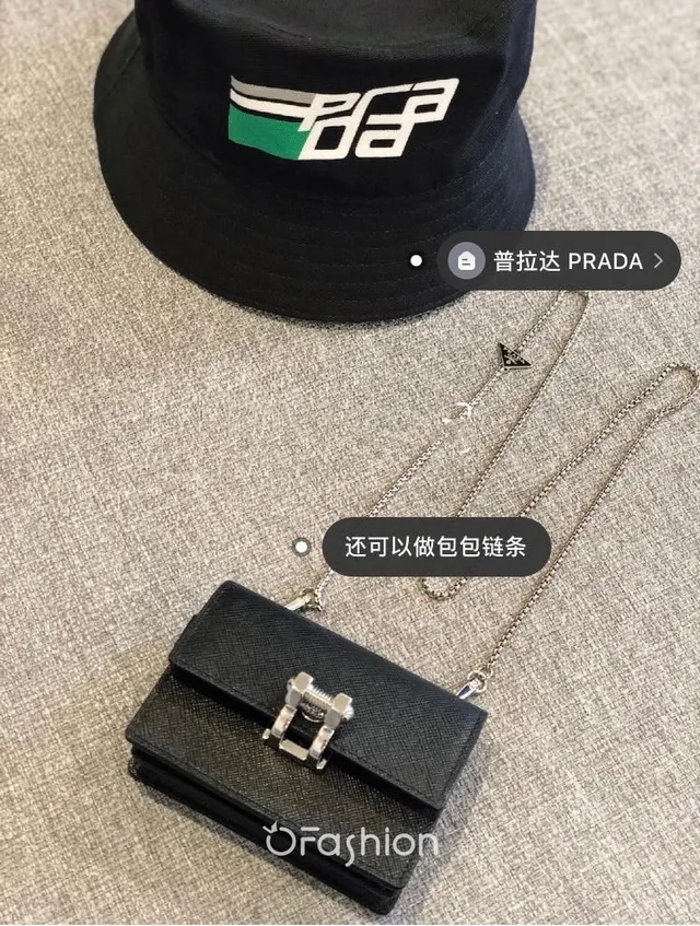 Prada أبيض أسود ساق زخارف TWS سماعات أذن 3