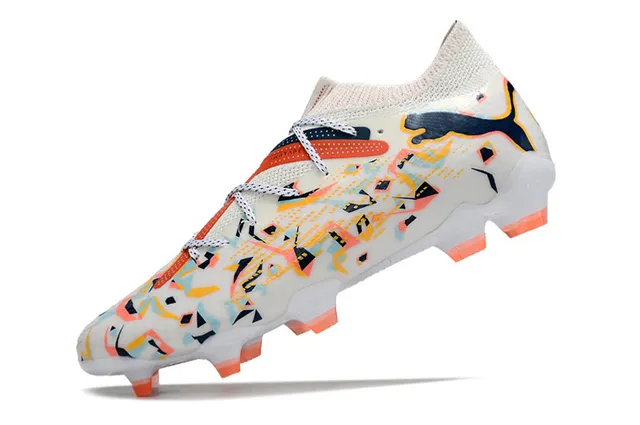 Puma Future Z multicolore impressão abstrata sapatos de futebol para campo firme 3