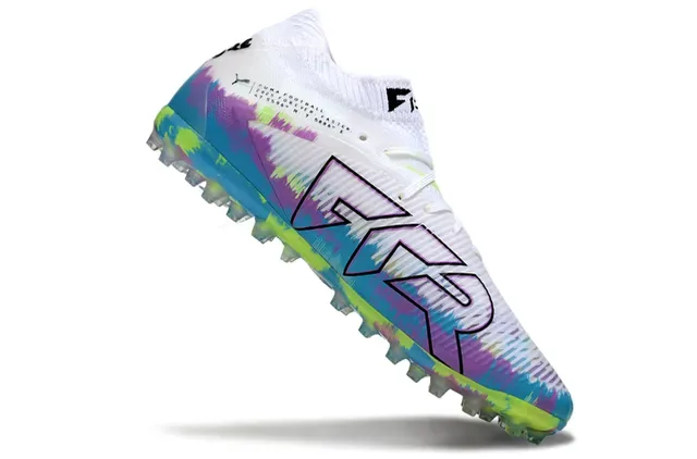 Puma Multicolor Knitted Upper Tie-Dye Colorway Artificial-Grass Soccer Shoes 2