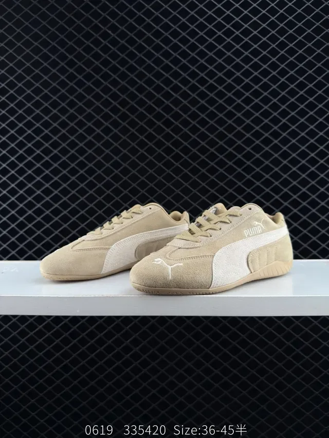 Puma Speedcat OG Beige et Blanc sneakers lifestyle 2