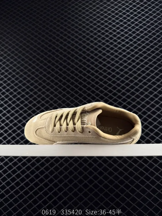 Puma Speedcat OG Beige et Blanc sneakers lifestyle 4