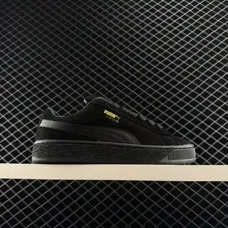 Puma Suede XL Black Suede Platform Lifestyle Sneakers