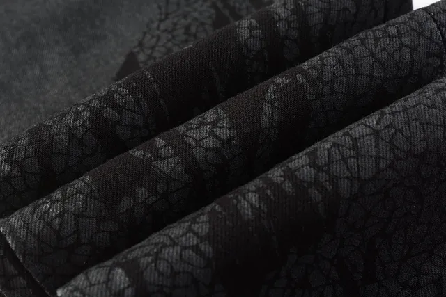 Purple Brand Crackle-Print Black Slim-Fit Jeans 2
