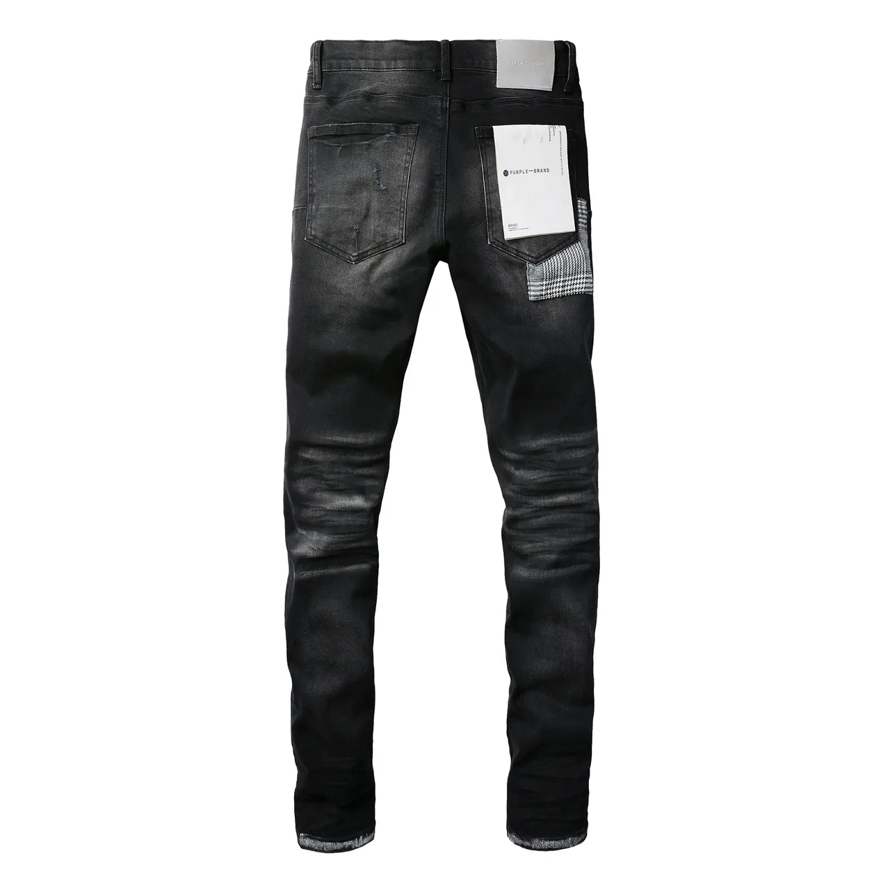 Purple Brand Distressed Black Washed Ripped Jeans 2