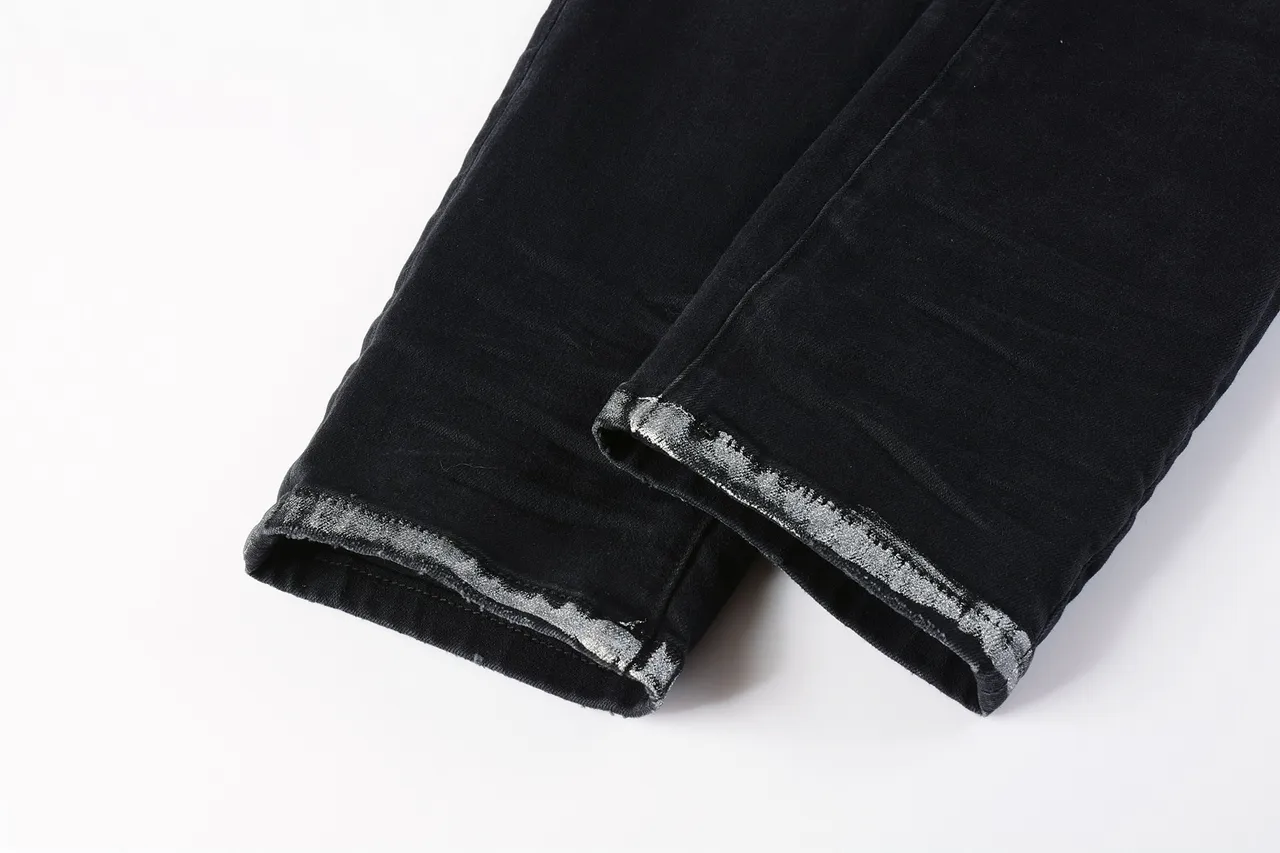 Purple Brand Distressed Black Washed Ripped Jeans 5