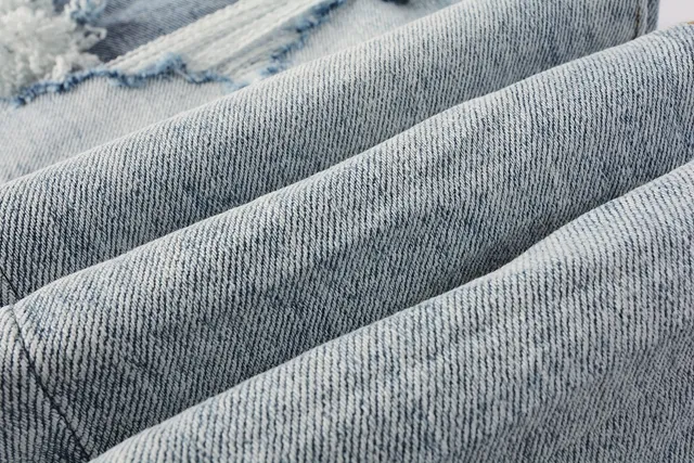 Purple Brand Light-Wash Distressed Slim-Fit Jeans 2