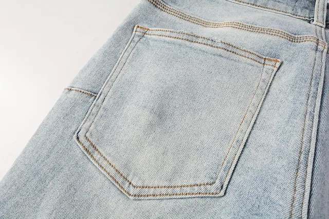 Purple Brand Light-Wash Distressed Slim-Fit Jeans 5