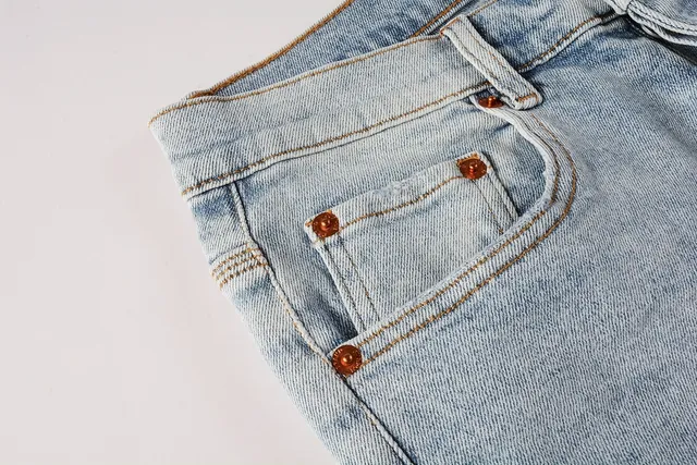 Purple Brand Light-Wash Distressed Slim-Fit Jeans 10