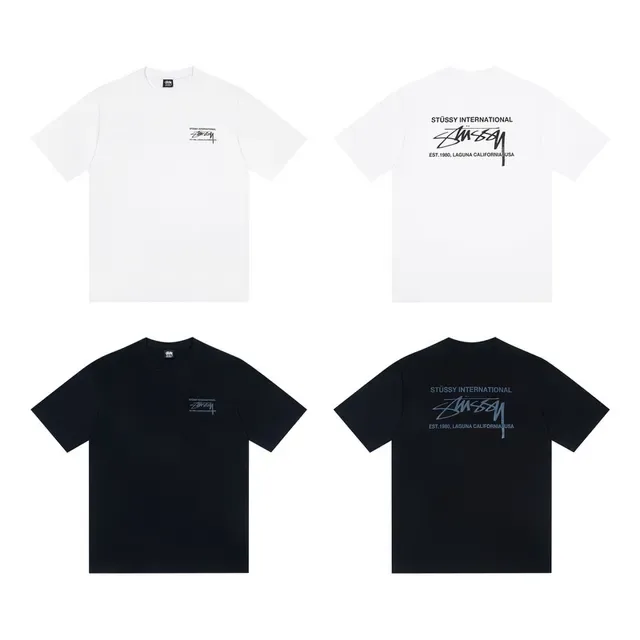 Stussy International Stock Logo Graphic T-Shirt 2