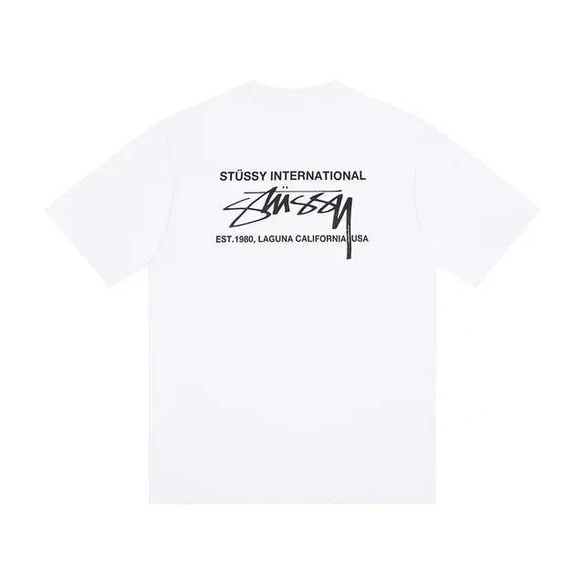 Stussy International Stock Logo Graphic T-Shirt 3