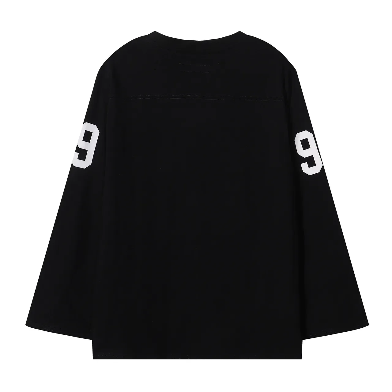 Supreme 99 White Navy Long-Sleeve Crewneck Jersey 2