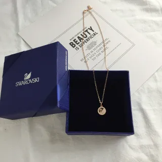 Swarovski Swan Crystal Pavé Pendant Necklace