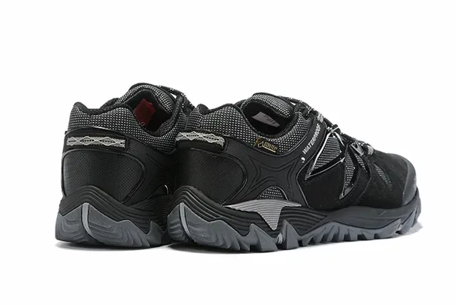 The North Face Army Green Orange Technical Mesh-Suede Hybrid Upper Waterproof Membrane Construction Sneakers 11