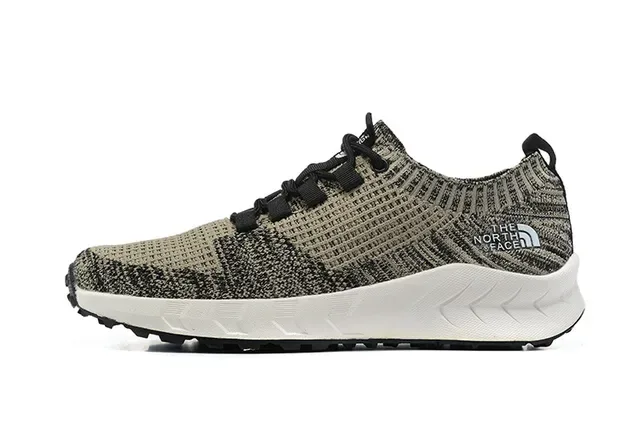 The North Face Black White Knit Upper Low-Profile Silhouette Sneakers 2