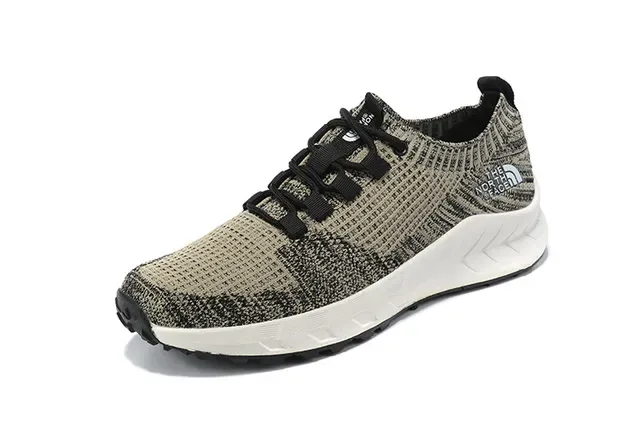 The North Face Black White Knit Upper Low-Profile Silhouette Sneakers 3