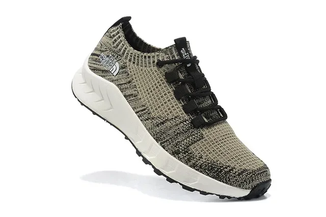 The North Face Black White Knit Upper Low-Profile Silhouette Sneakers 4