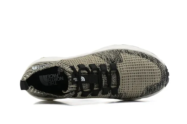 The North Face Black White Knit Upper Low-Profile Silhouette Sneakers 6
