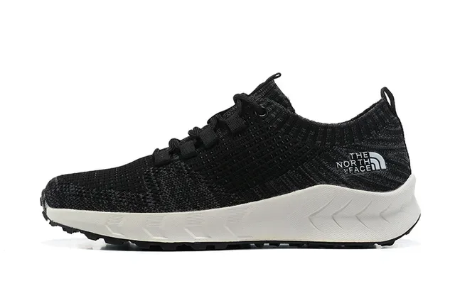 The North Face Black White Knit Upper Low-Profile Silhouette Sneakers 9