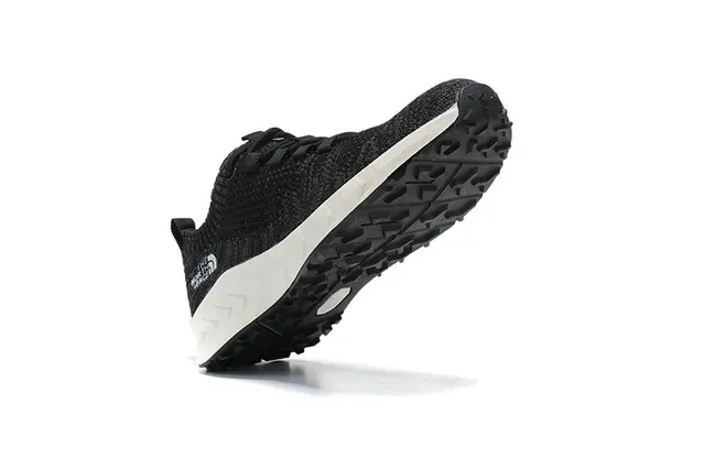 The North Face Black White Knit Upper Low-Profile Silhouette Sneakers 11