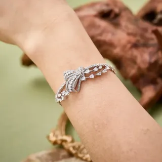 Tiffany & Co. Return to Tiffany Nœud Pavé Diamant Bracelet