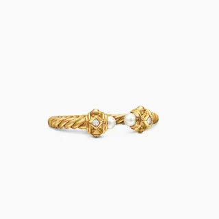 Tiffany & Co. Rope Pearl and Diamond Ring