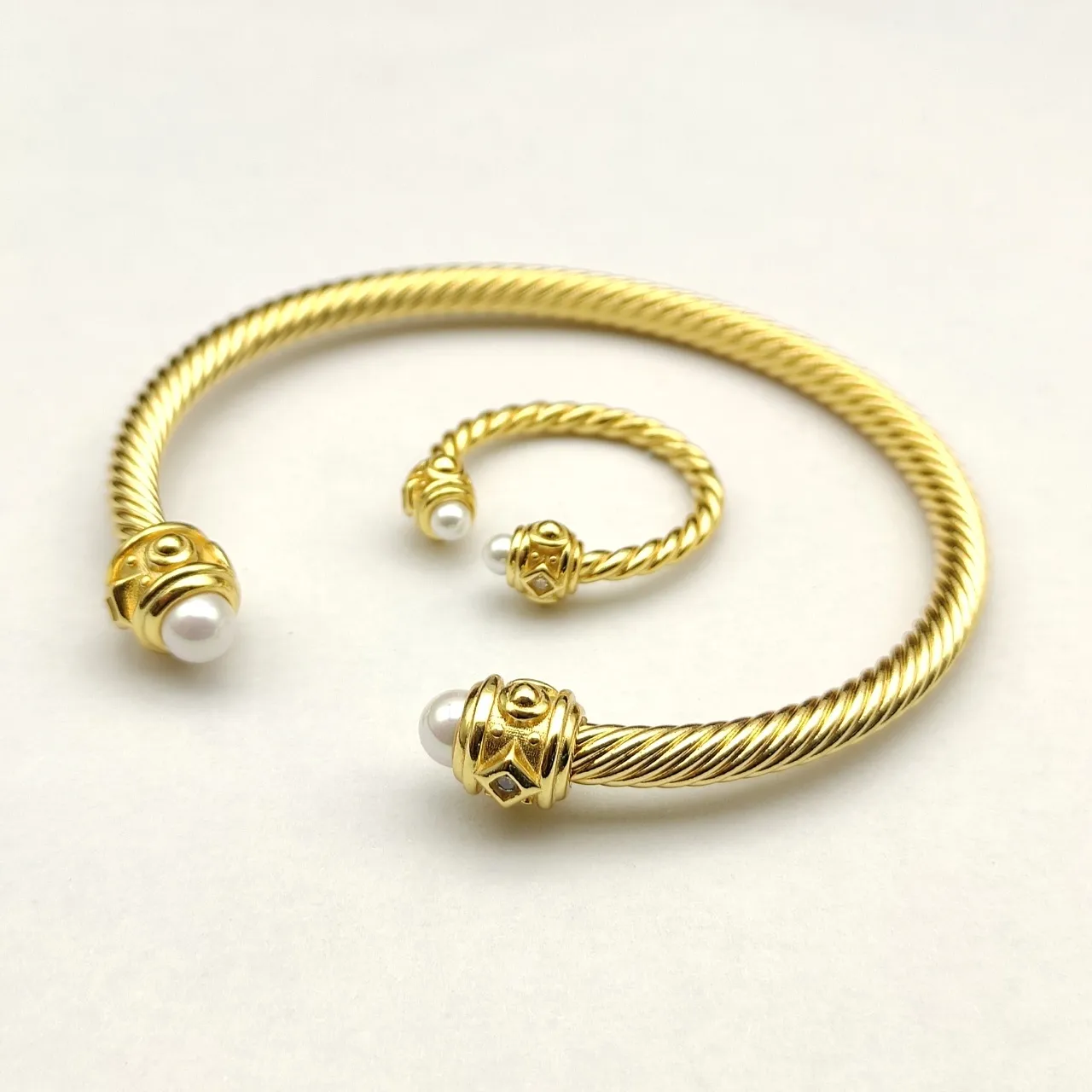 Tiffany & Co. Rope Pearl and Diamond Ring 4