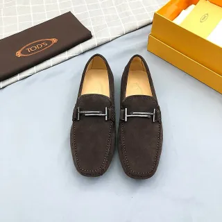 Tod's Horsebit Loafer Brown Suede Men's Loafers