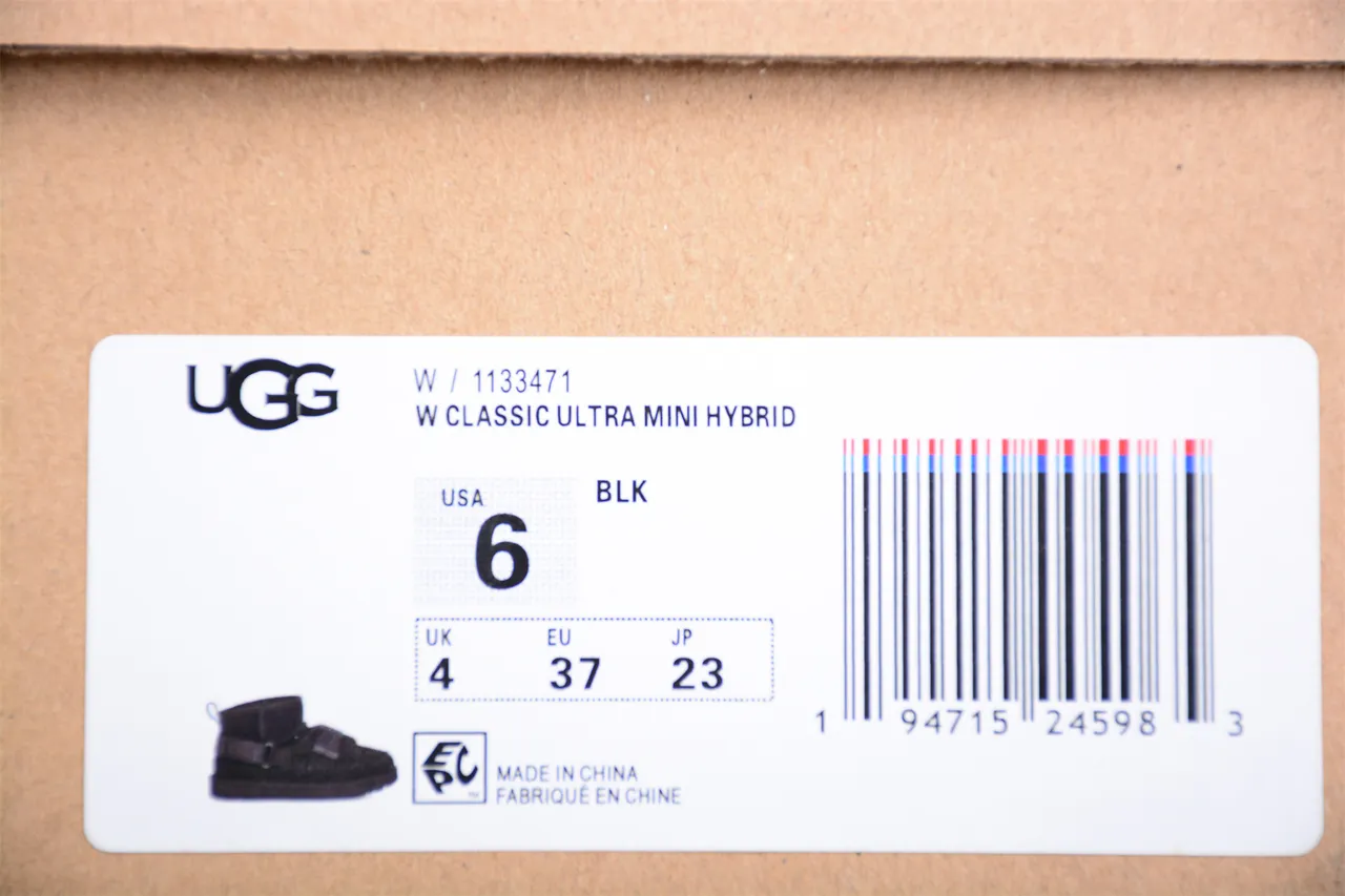 UGG Black Shearling-Lined Dual Strap Closure Snow Boots 2