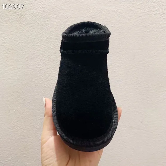 UGG Black Slip-On Shearling-Lined Snow Boots 14