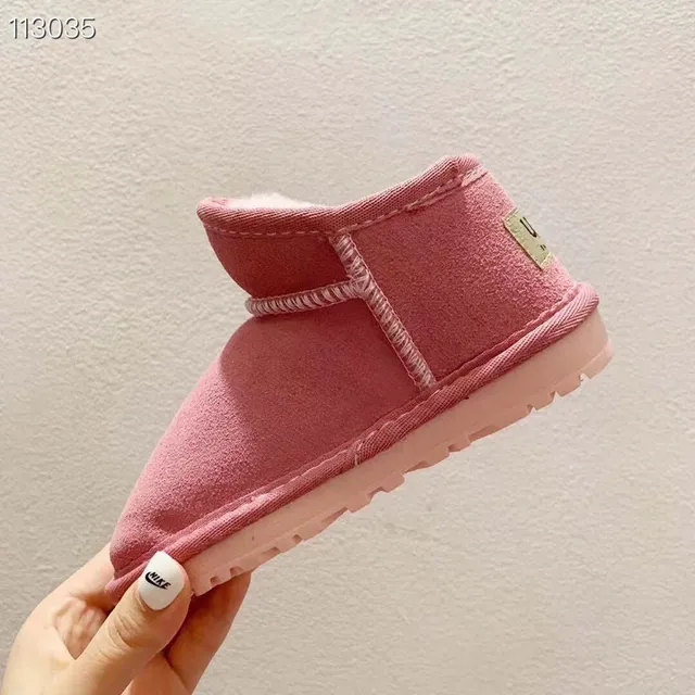 UGG Black Slip-On Shearling-Lined Snow Boots 23