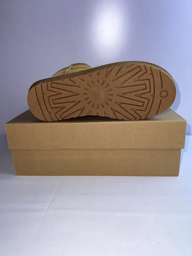 UGG Classic Mini Tan Suede Snow Boots 2