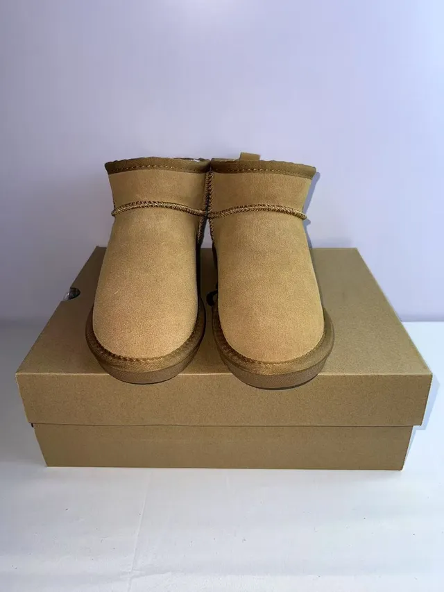 UGG Classic Mini Tan Suede Snow Boots 5