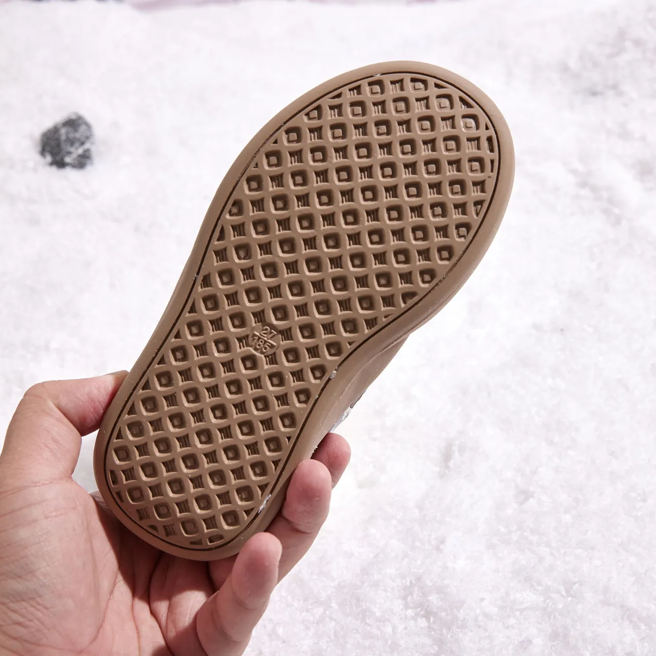 UGG Pink Beige Chunky Sole Shearling Collar Snow Boots 3