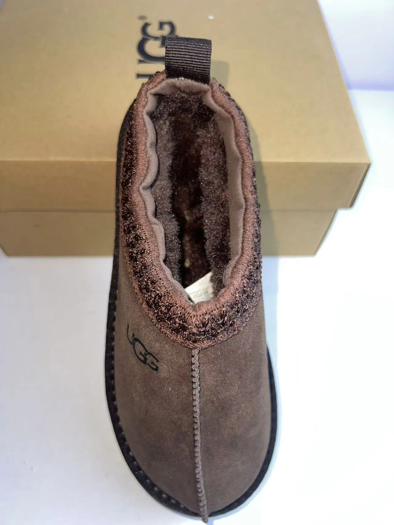 UGG Tasman Marron Semelle Plateforme Colourlet en Maille Chaussures Casuales 4