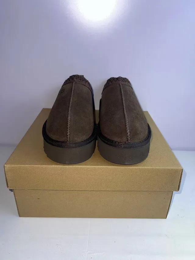 UGG Tasman Marron Semelle Plateforme Colourlet en Maille Chaussures Casuales 6