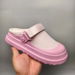 UGG Tasman गुलाबी और क्रीम क्लॉग