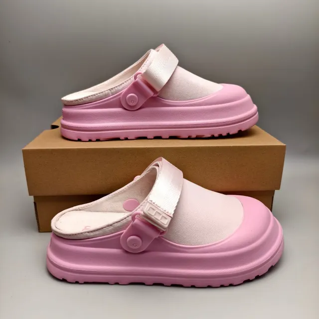 UGG Tasman गुलाबी और क्रीम क्लॉग 5