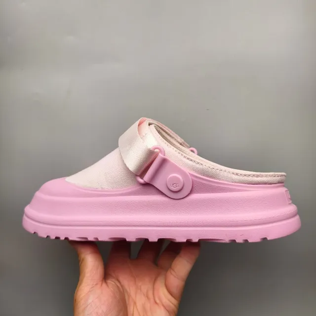 UGG Tasman गुलाबी और क्रीम क्लॉग 7