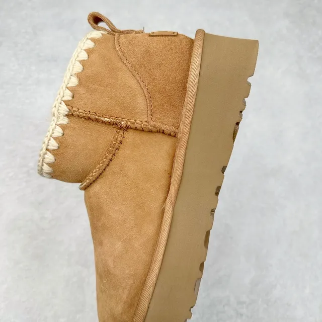 UGG Tasman Platform Tan Suede Snow Boots 3