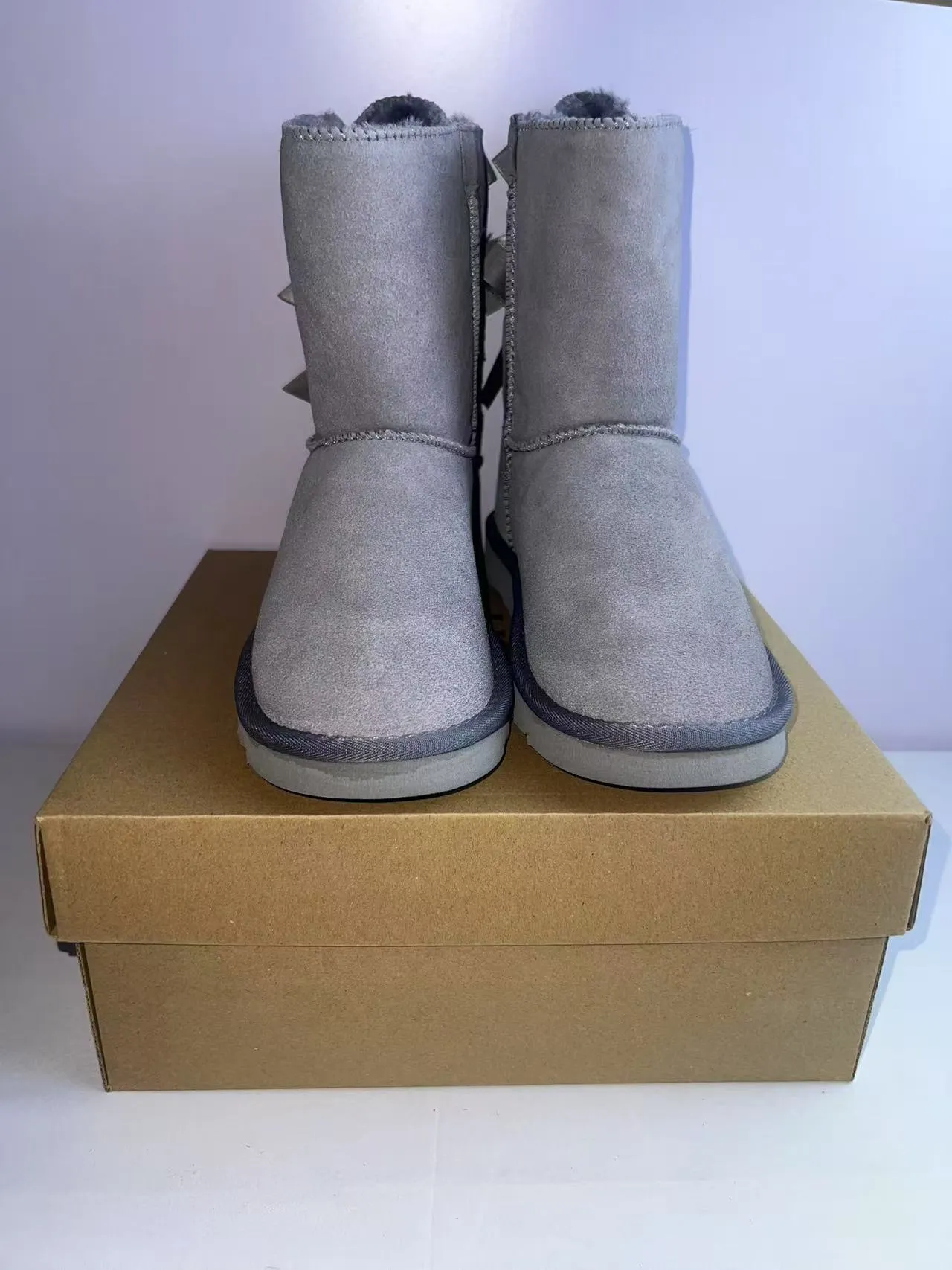UGG Tasman 银灰麂皮雪靴 5
