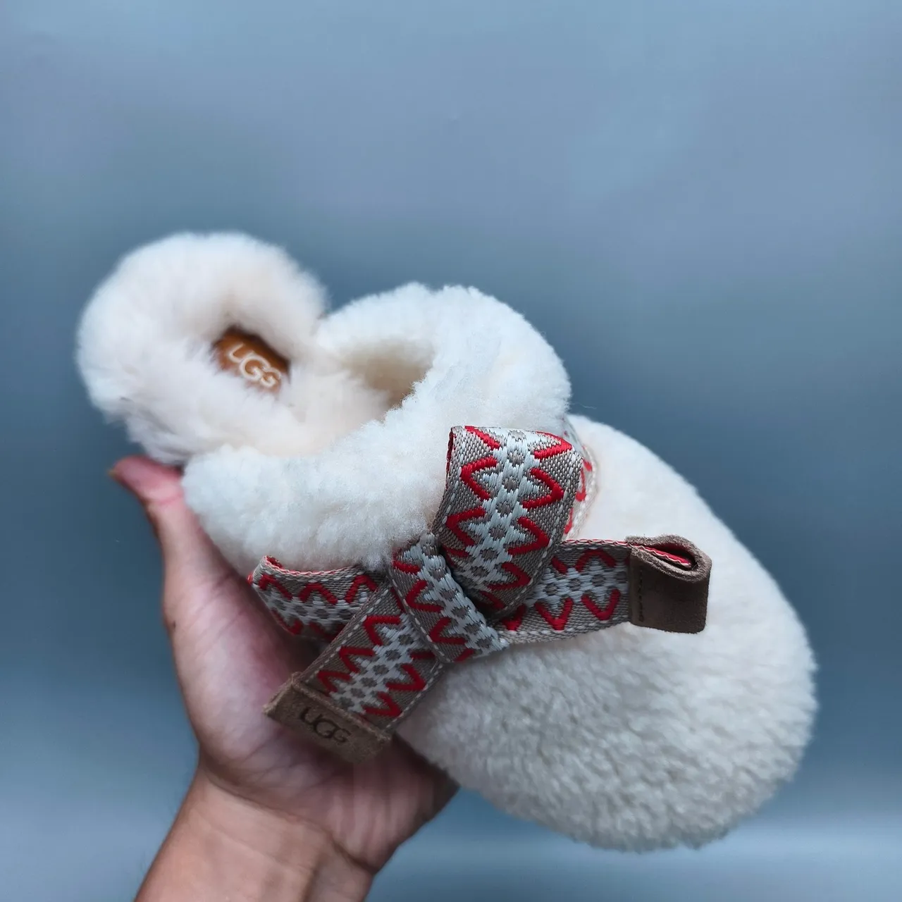 UGG Tasman Woven Strap Bow Slipper 3