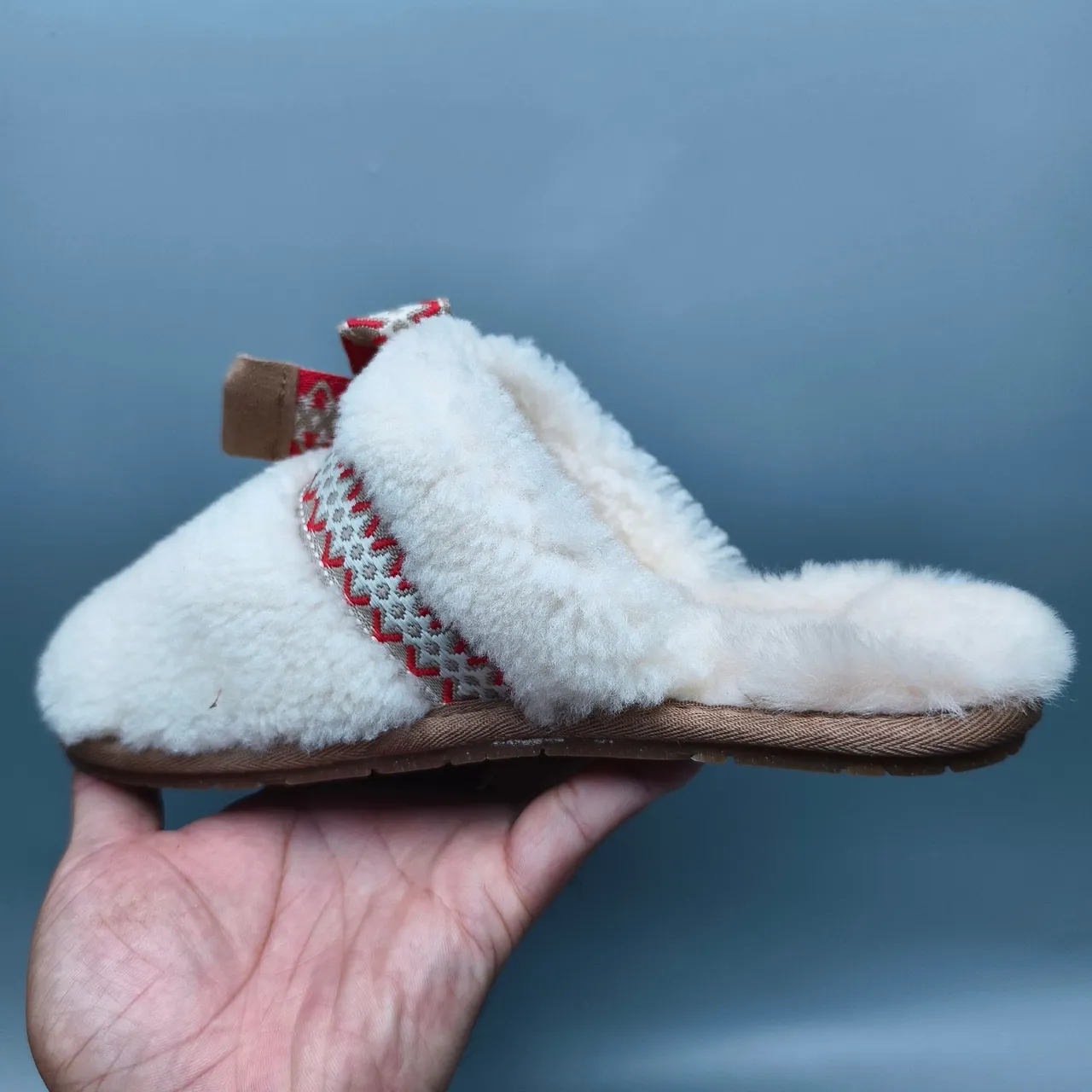 UGG Tasman Woven Strap Bow Slipper 4