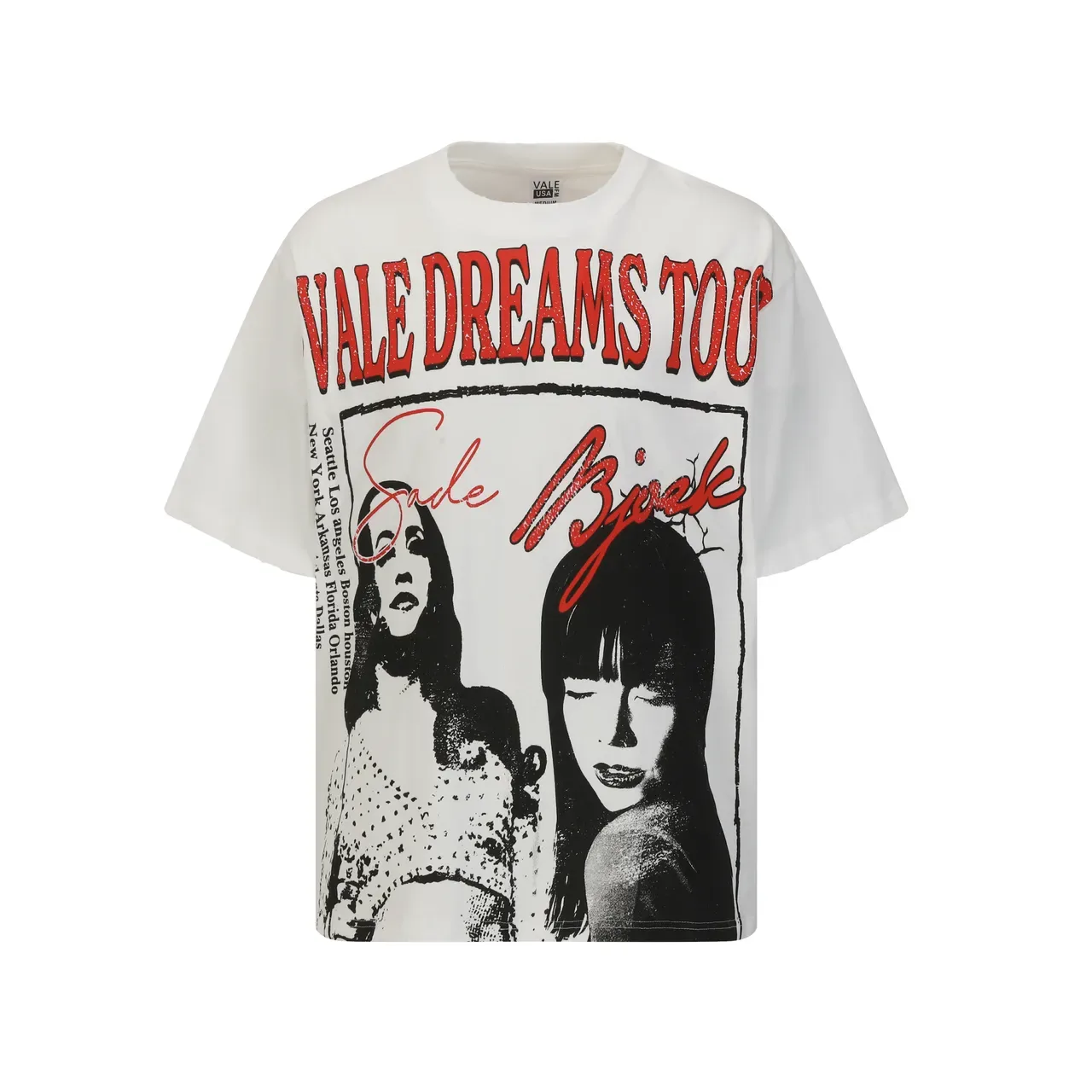 Vale Forever Vale Dreams Tour Graphic Oversized T-Shirt 3
