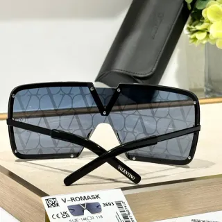 Valentino V-Romask Oversized Shield Sunglasses