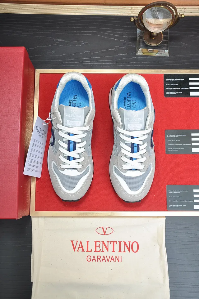 Valentino VLogo Sneaker Gris Marine Blanc Lifestyle Sneakers 2