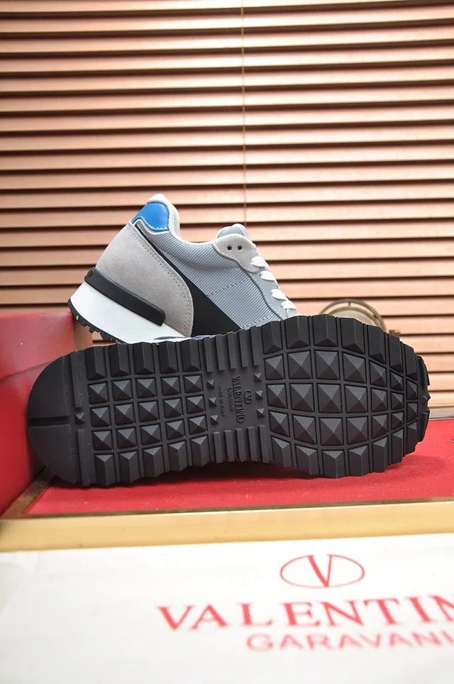 Valentino VLogo Sneaker Gris Marine Blanc Lifestyle Sneakers 7