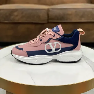 Valentino VLTN Chunky Sneaker Pink and Navy Chunky Sneakers